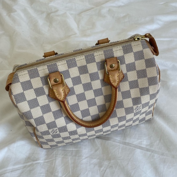 SALE!! ❤️ Authentic Louis Vuitton Speedy 25 damier azur LV - Picture 4 of 16